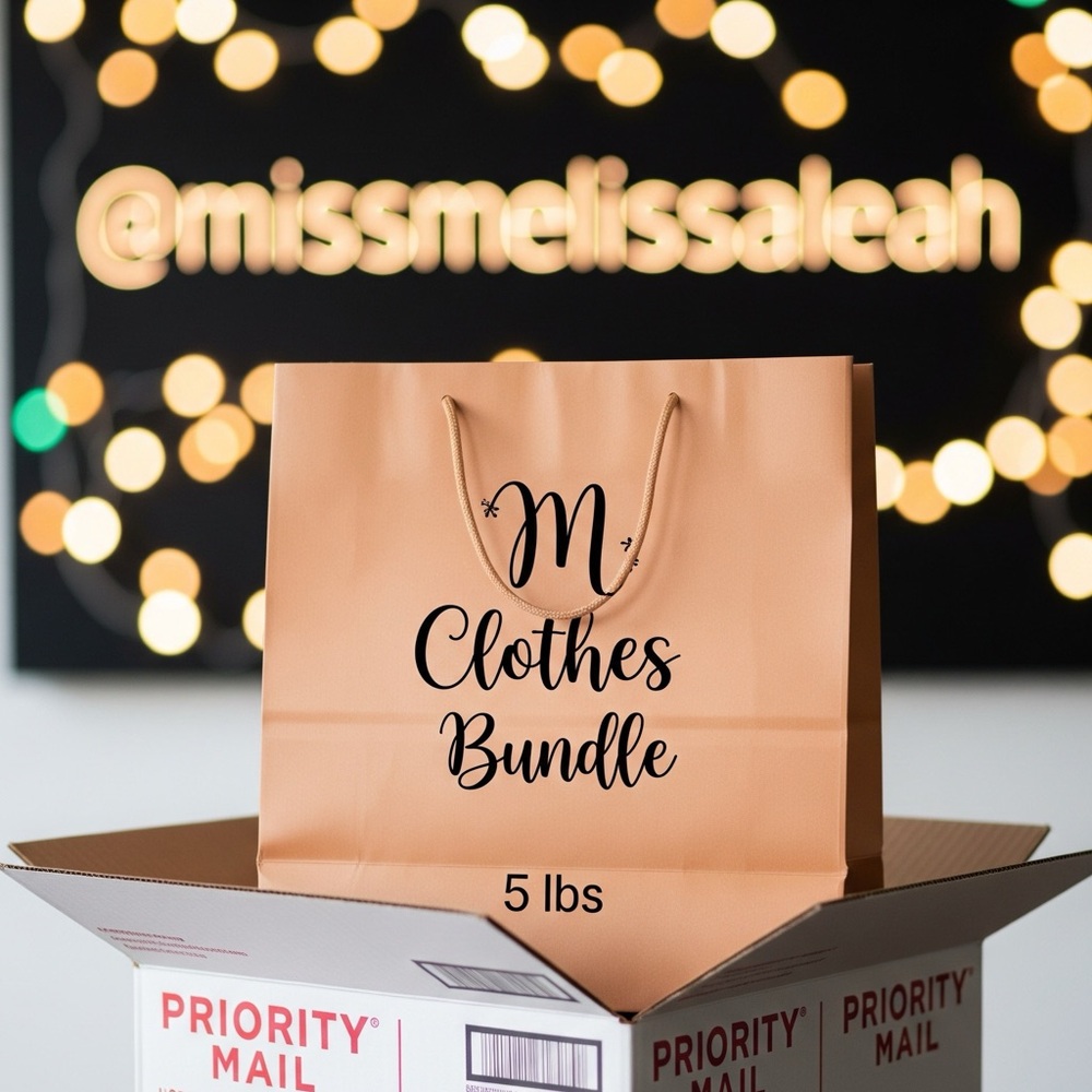 M Medium Clothes Bundle 5 Lbs - image 1